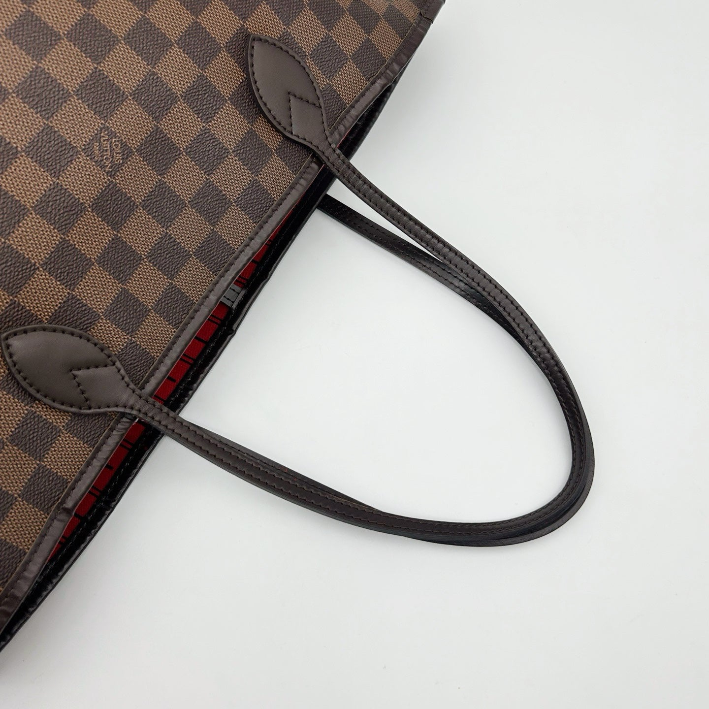 LOUIS VUITTON Damier Ebene Neverfull MM Tote Bag [Used]
