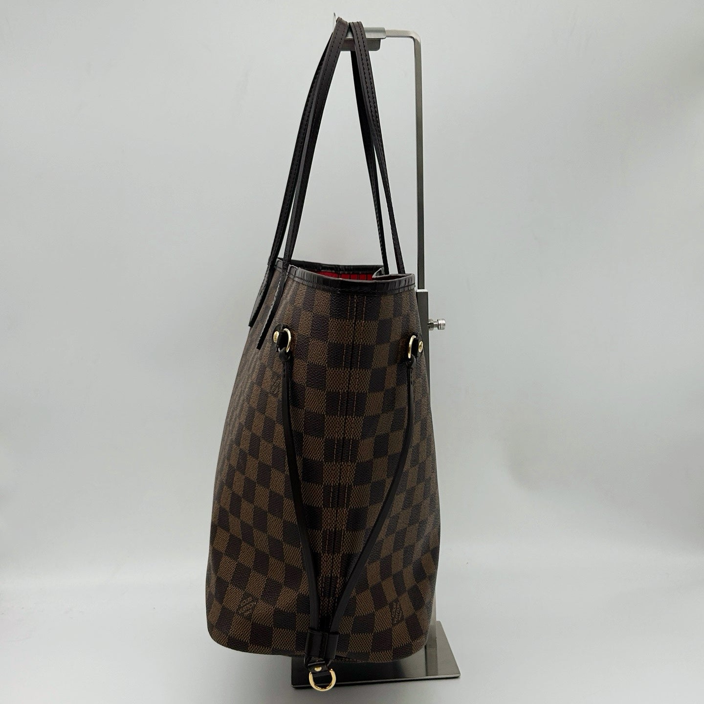LOUIS VUITTON Damier Ebene Neverfull MM Tote Bag [Used]