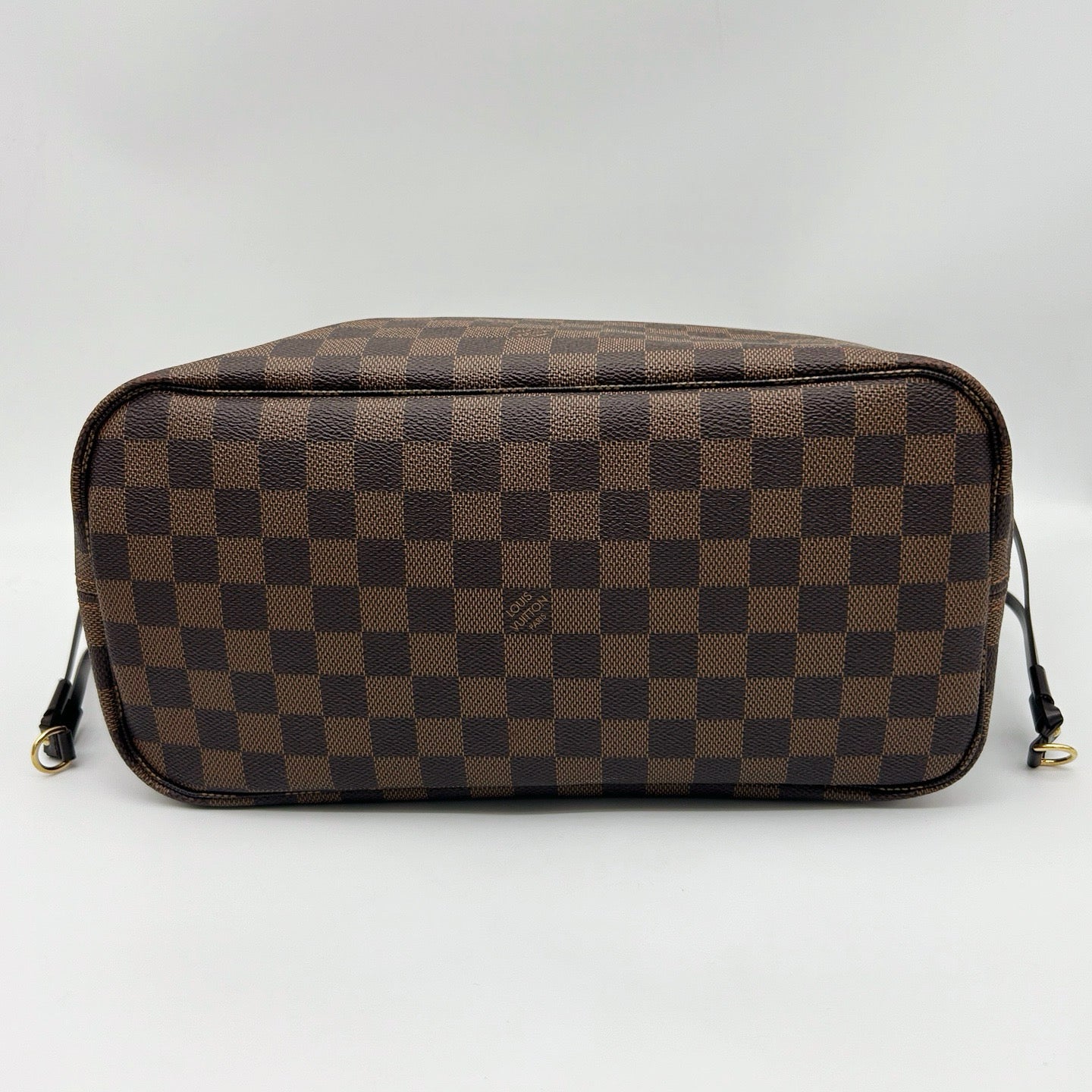 LOUIS VUITTON Damier Ebene Neverfull MM Tote Bag [Used]