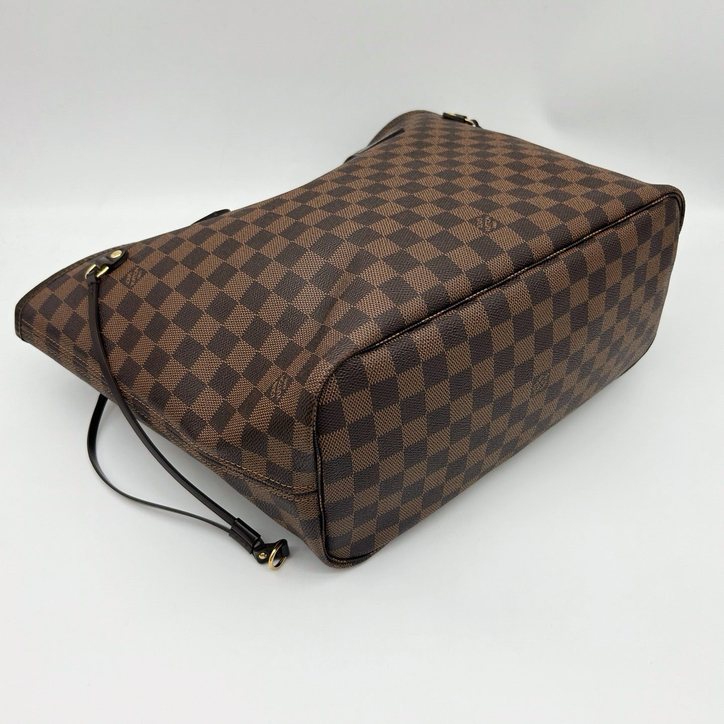 LOUIS VUITTON Damier Ebene Neverfull MM Tote Bag [Used]
