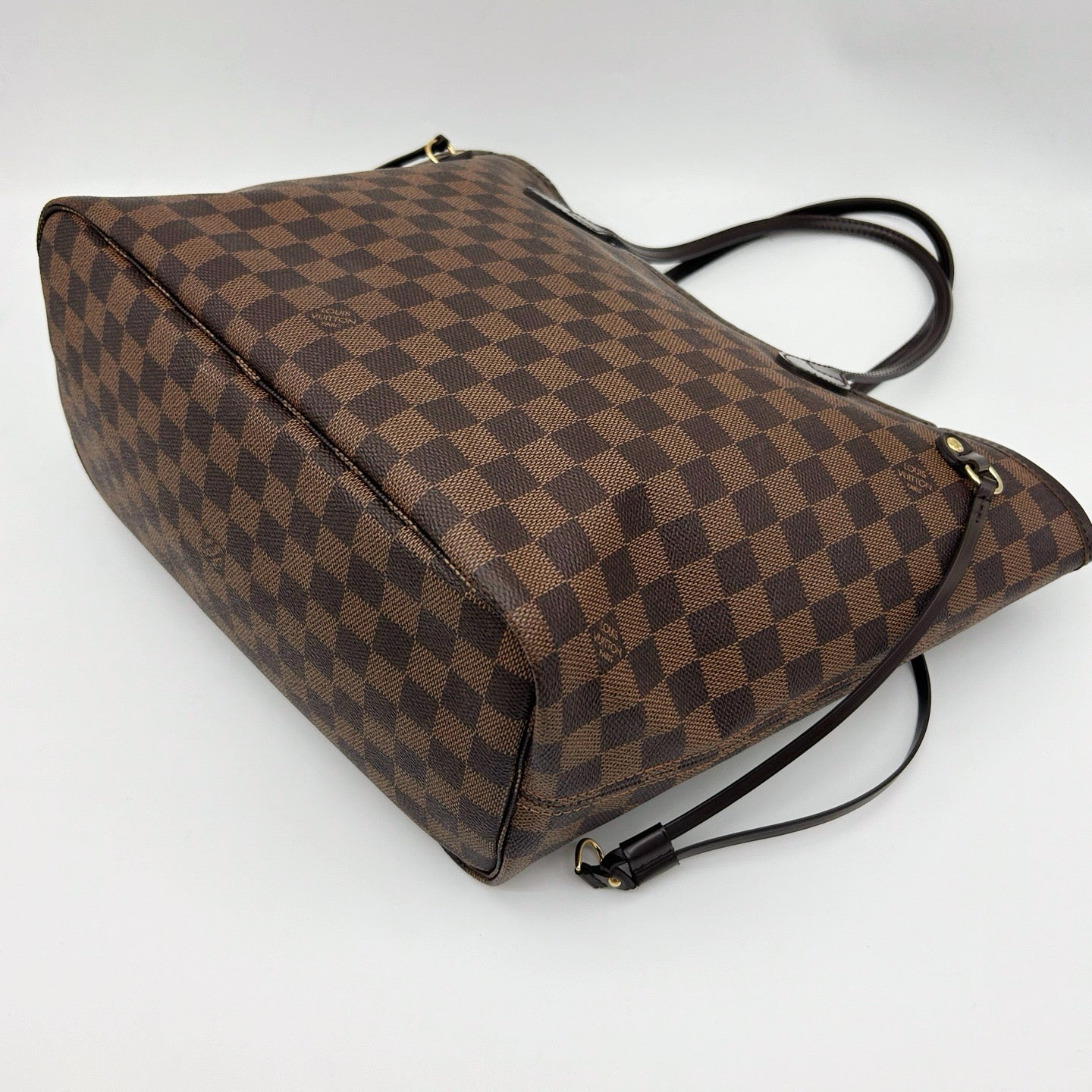 LOUIS VUITTON Damier Ebene Neverfull MM Tote Bag [Used]