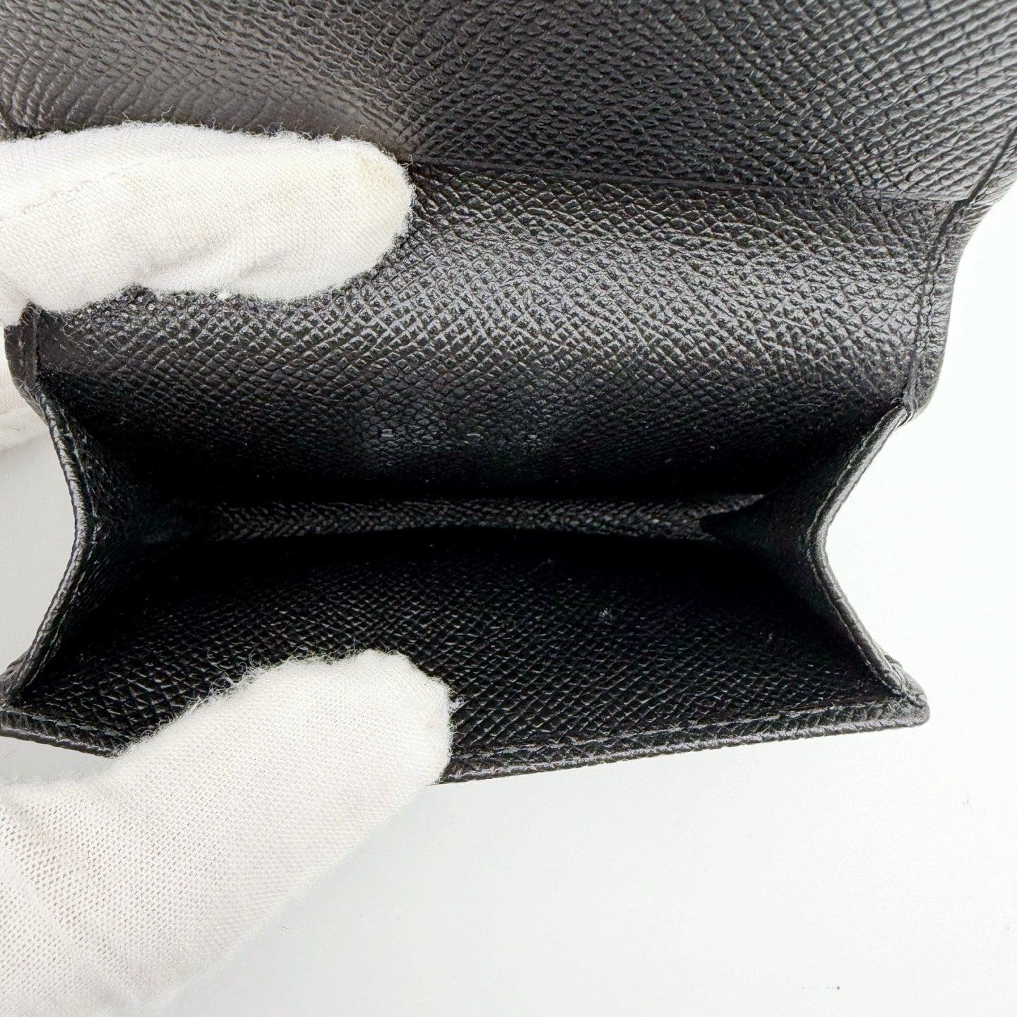 BVLGARI Black Leather Bi-Fold Wallet [Used]