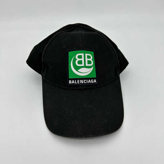 BALENCIAGA Logo Baseball Cap [Used]