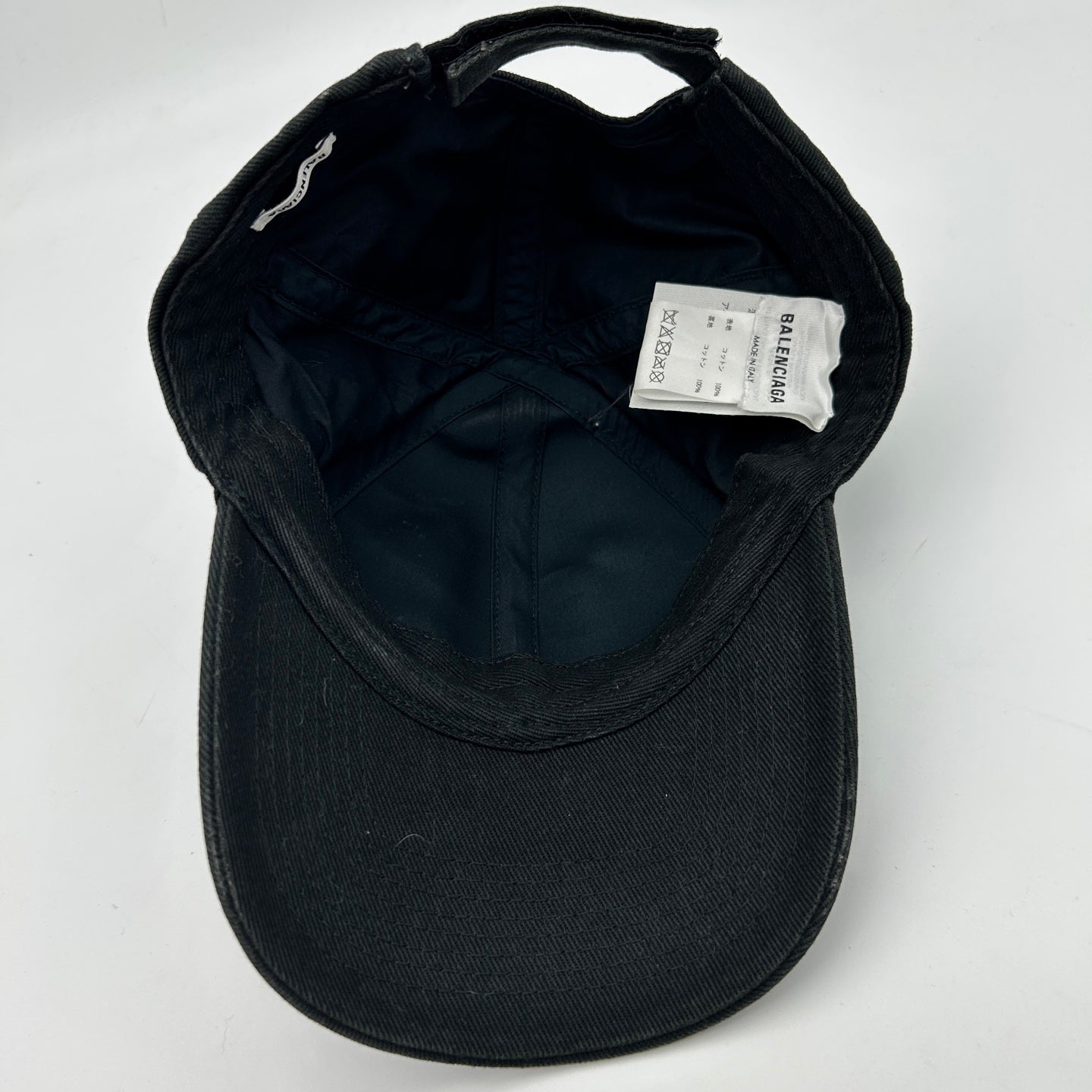 BALENCIAGA Logo Baseball Cap [Used]