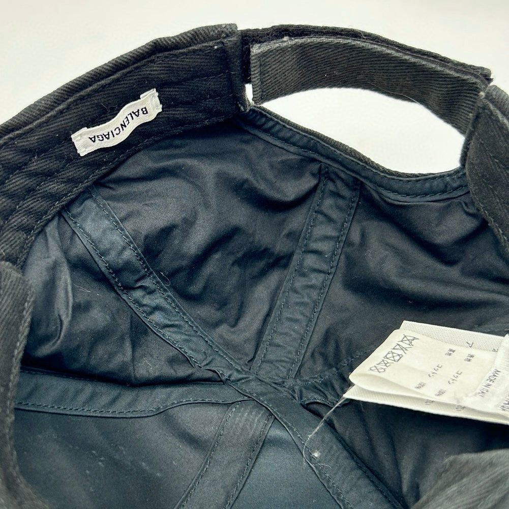BALENCIAGA Logo Baseball Cap [Used]