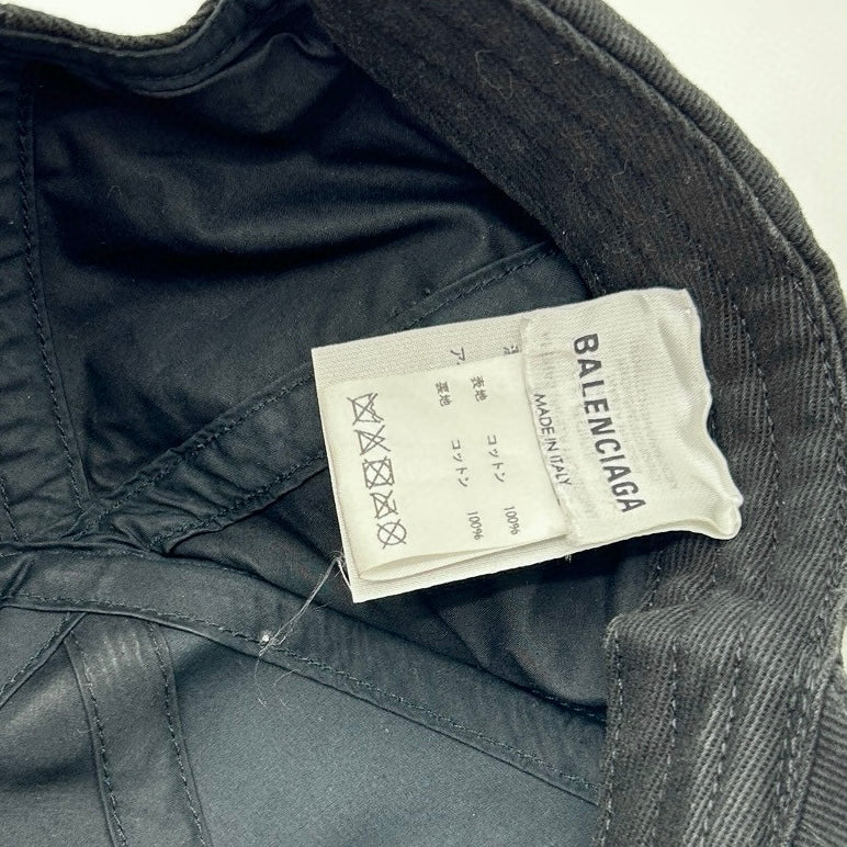 BALENCIAGA Logo Baseball Cap [Used]