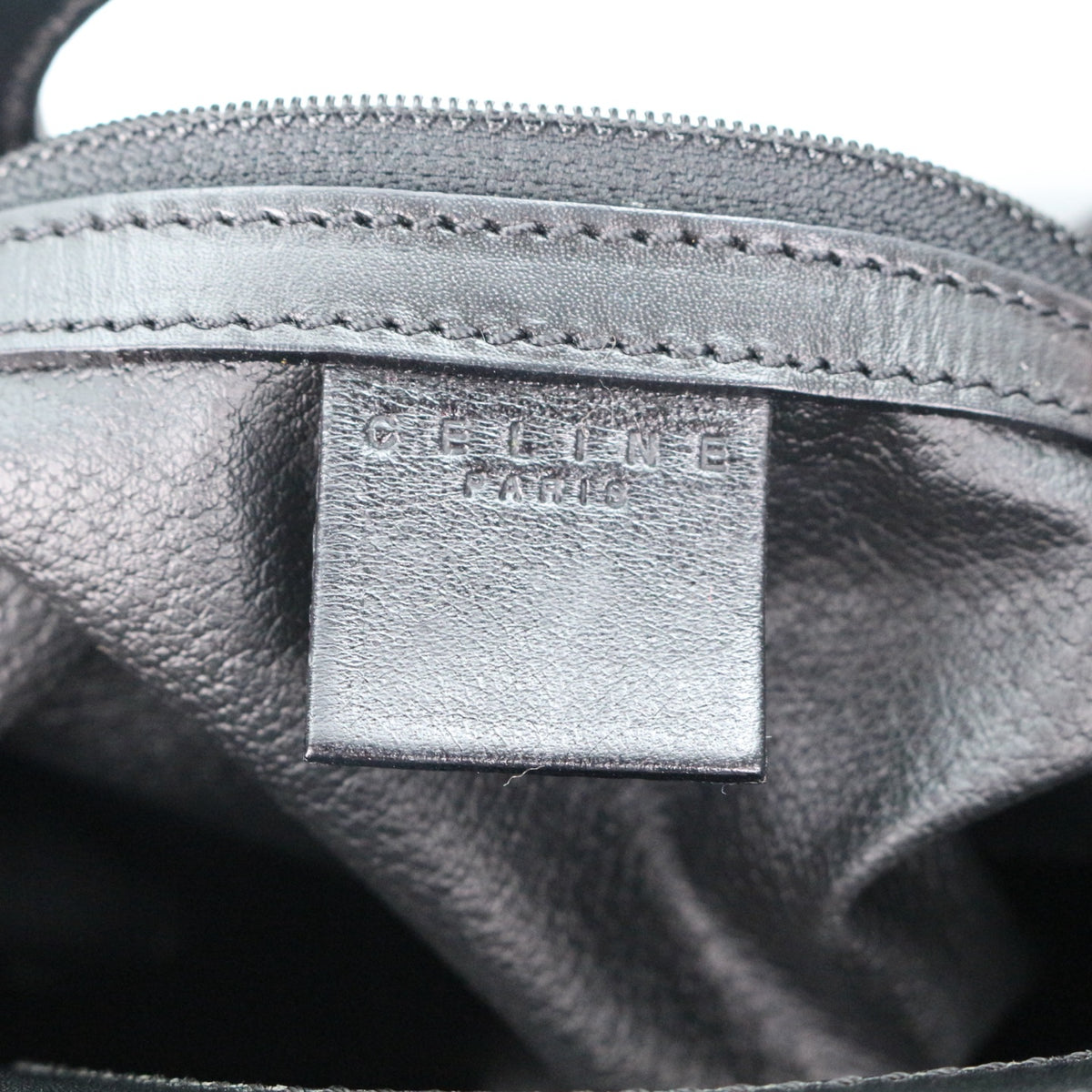 Celine Black Macadam Monogram Ring Handle Tote Bag [Used]