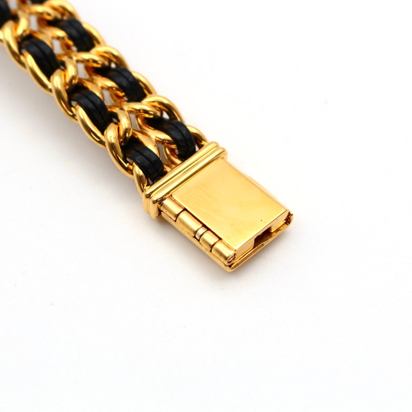 CHANEL Black & Gold Premiere L Watch [Used]