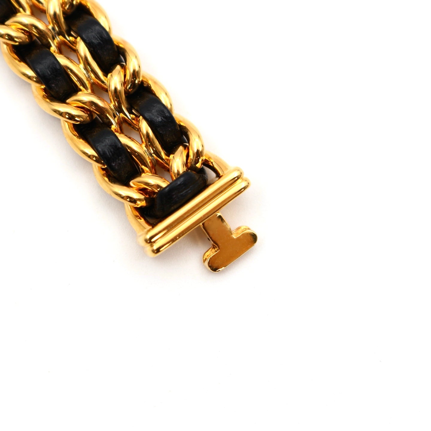 CHANEL Black & Gold Premiere L Watch [Used]