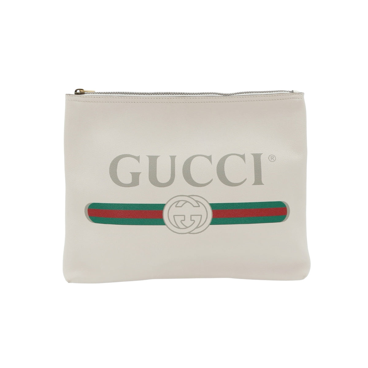 Gucci Pearl White Clutch Bag [Used]