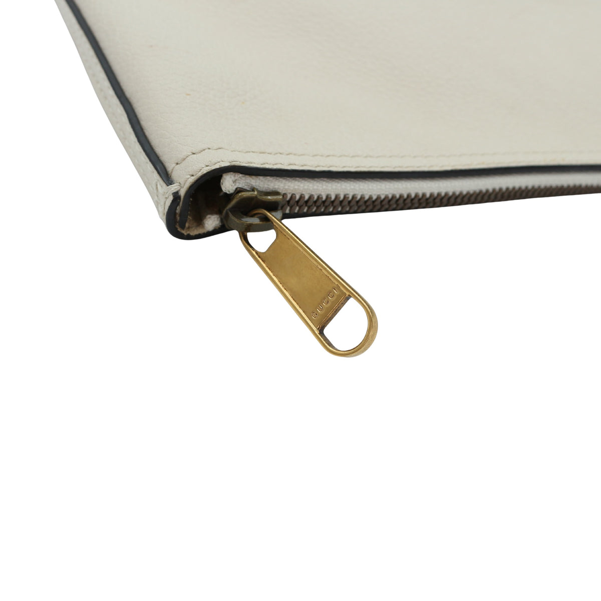 Gucci Pearl White Clutch Bag [Used]