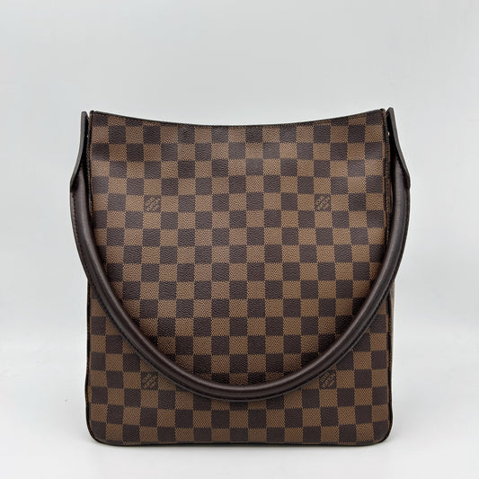 LOUIS VUITTON Damier Ebene Looping Tote Bag [Used]