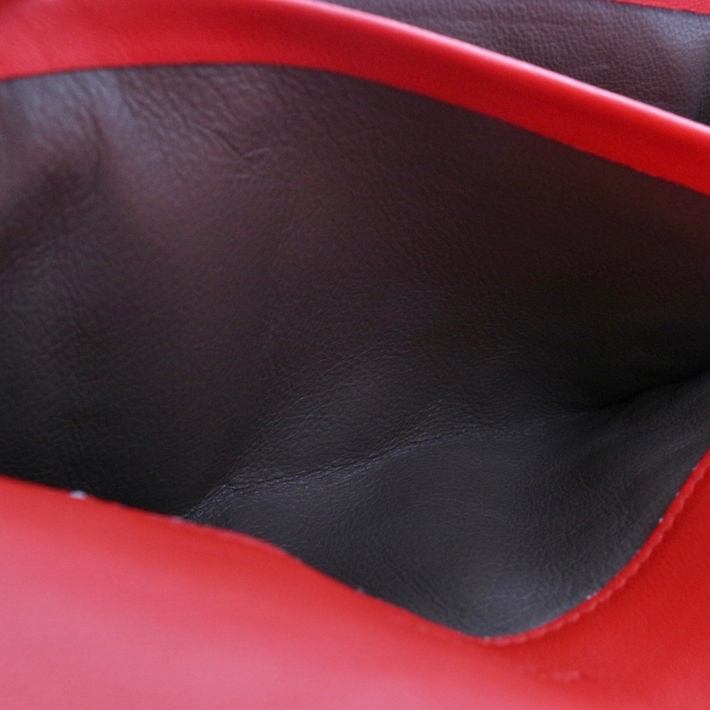 BOTTEGA VENETA Red Python Leather Long Wallet [Used]
