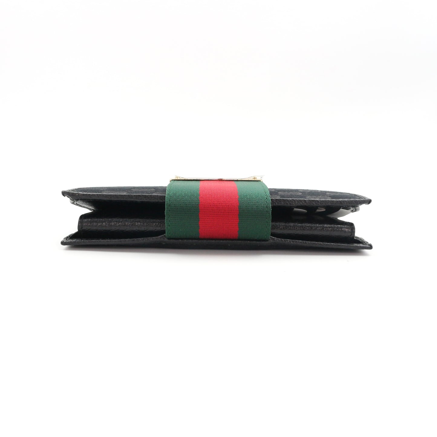 GUCCI Sherry Line GG Canvas Leather Long Wallet [Unused]