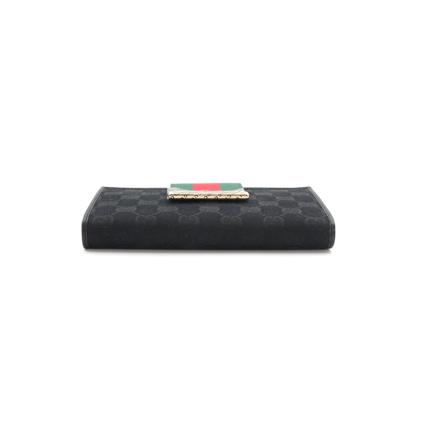 GUCCI Sherry Line GG Canvas Leather Long Wallet [Unused]