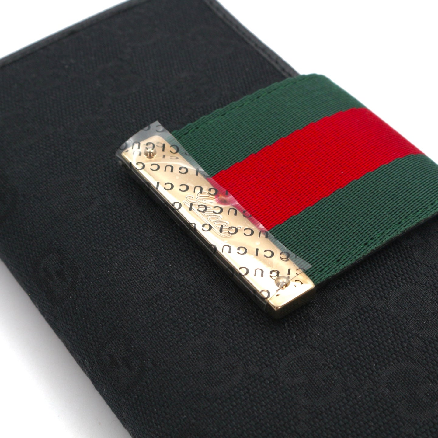 GUCCI Sherry Line GG Canvas Leather Long Wallet [Unused]