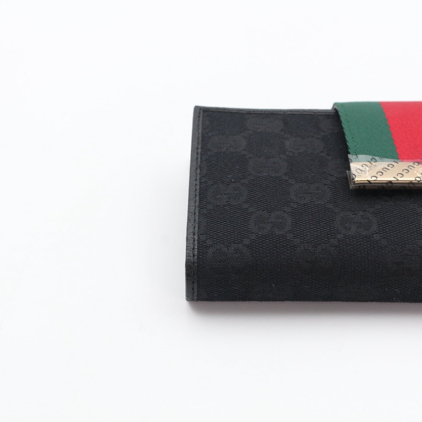 GUCCI Sherry Line GG Canvas Leather Long Wallet [Unused]