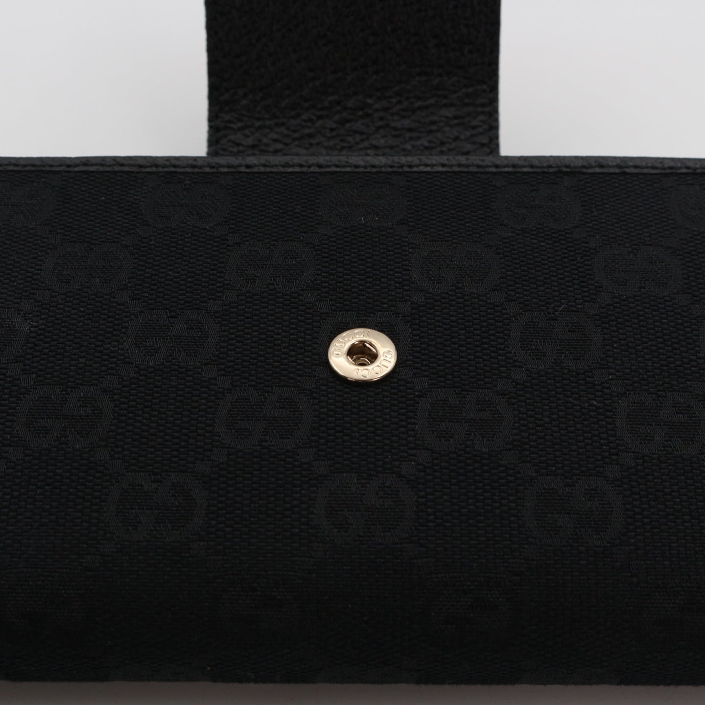 GUCCI Sherry Line GG Canvas Leather Long Wallet [Unused]