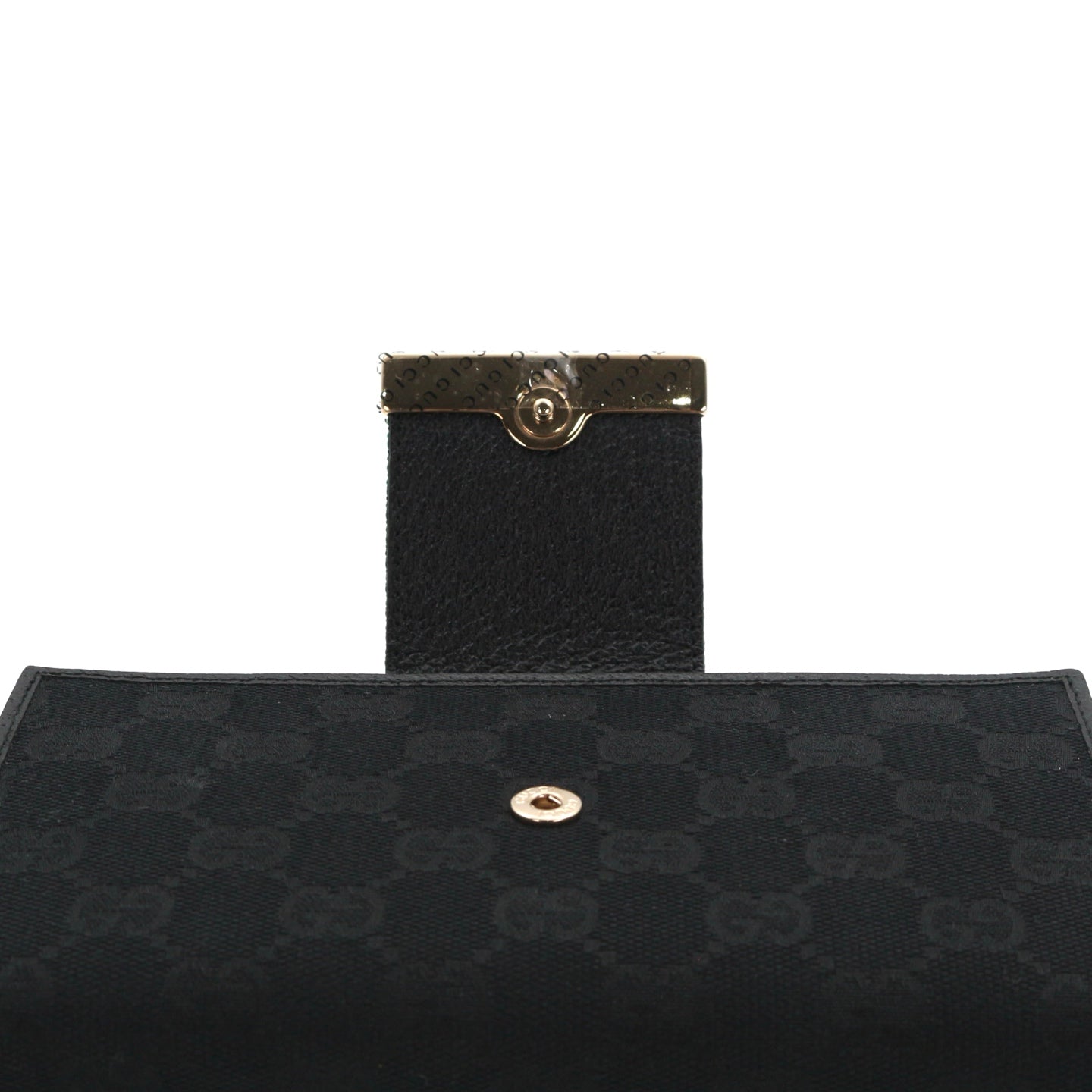 GUCCI Sherry Line GG Canvas Leather Long Wallet [Unused]