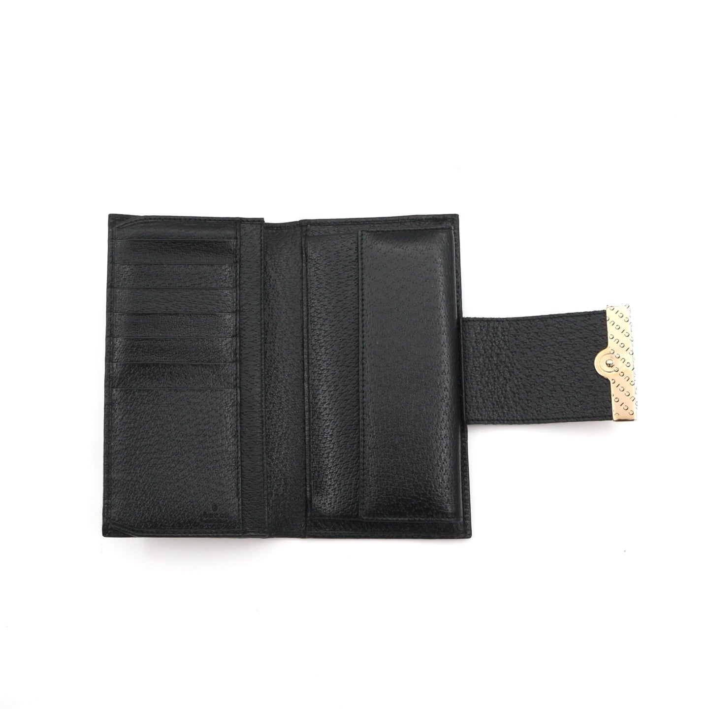 GUCCI Sherry Line GG Canvas Leather Long Wallet [Unused]