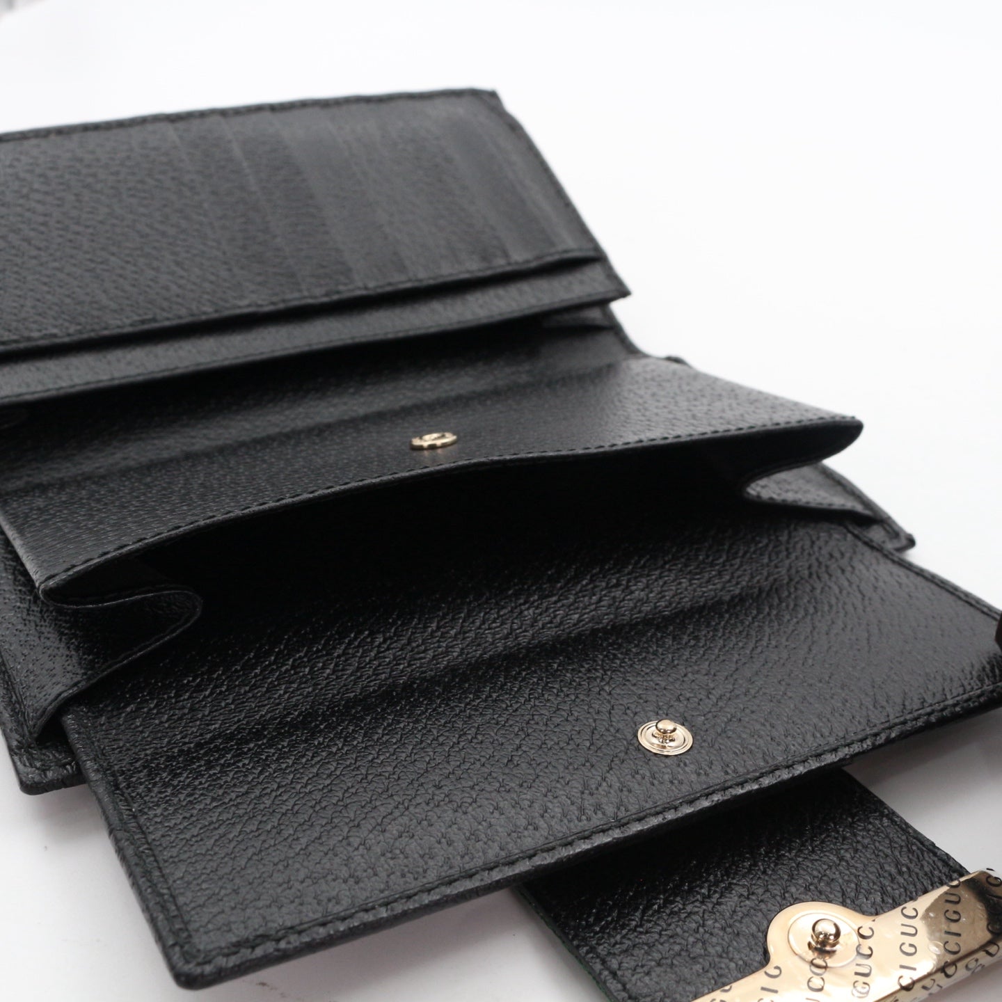 GUCCI Sherry Line GG Canvas Leather Long Wallet [Unused]