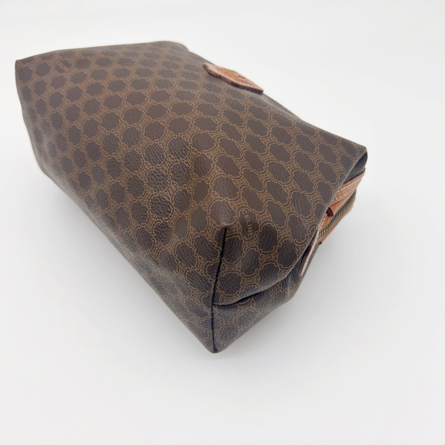 CELINE Macadam Canvas Cosmetic Pouch [Used]