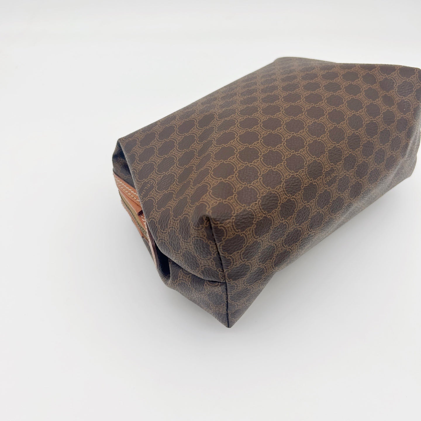 CELINE Macadam Canvas Cosmetic Pouch [Used]
