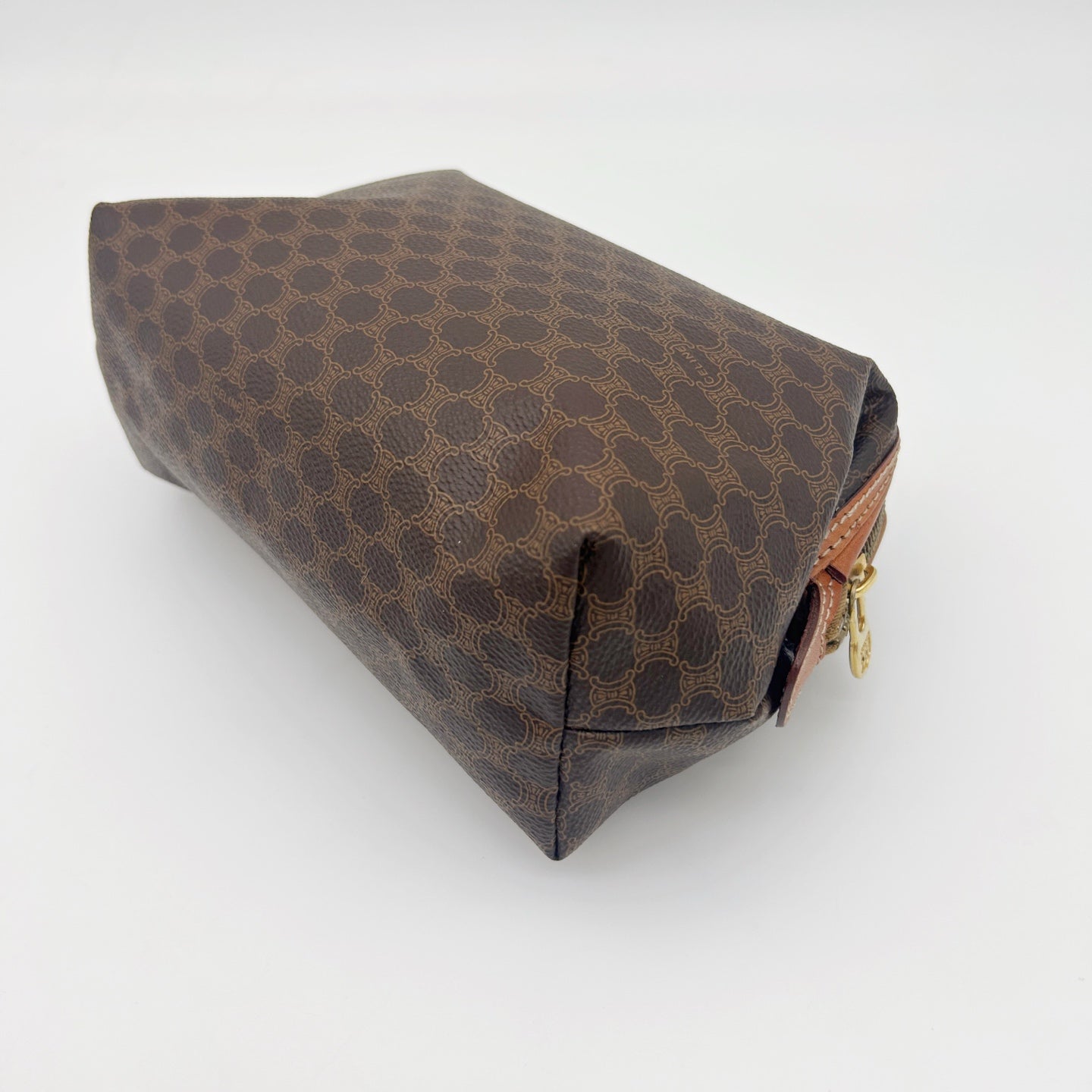 CELINE Macadam Canvas Cosmetic Pouch [Used]