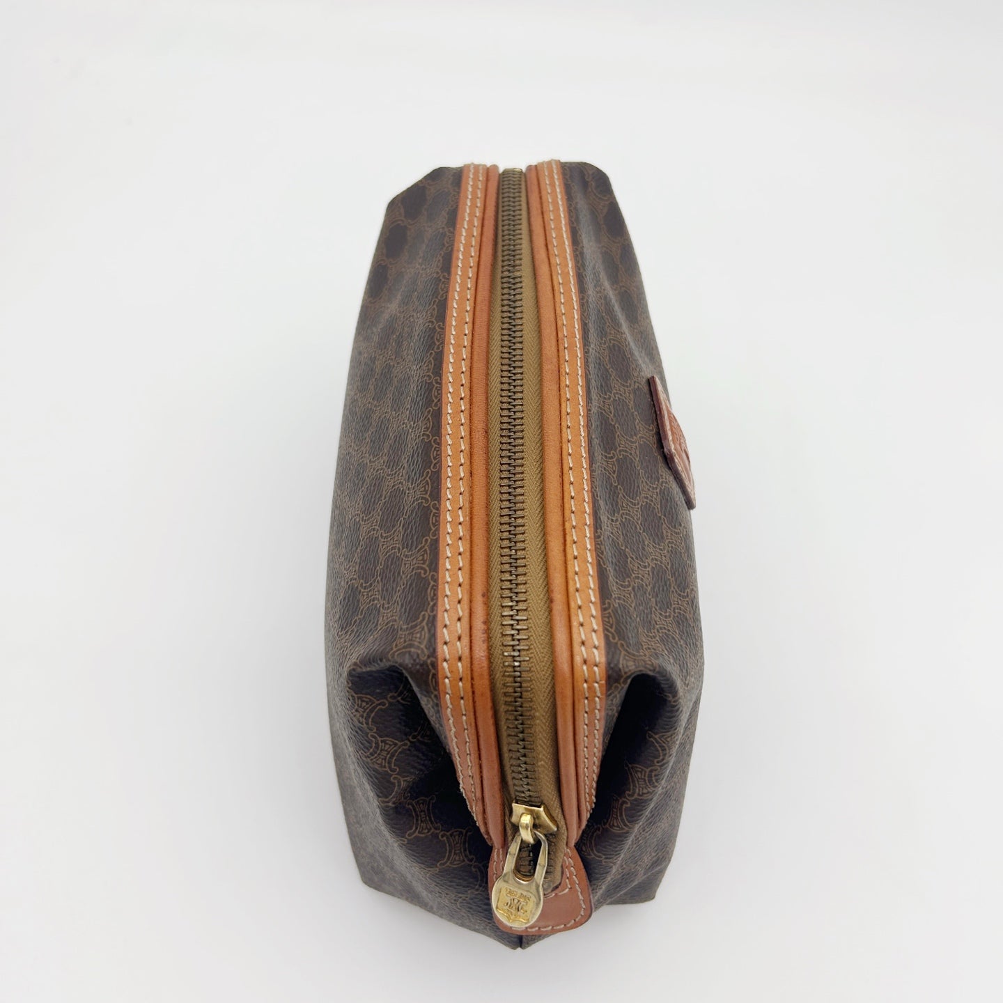 CELINE Macadam Canvas Cosmetic Pouch [Used]