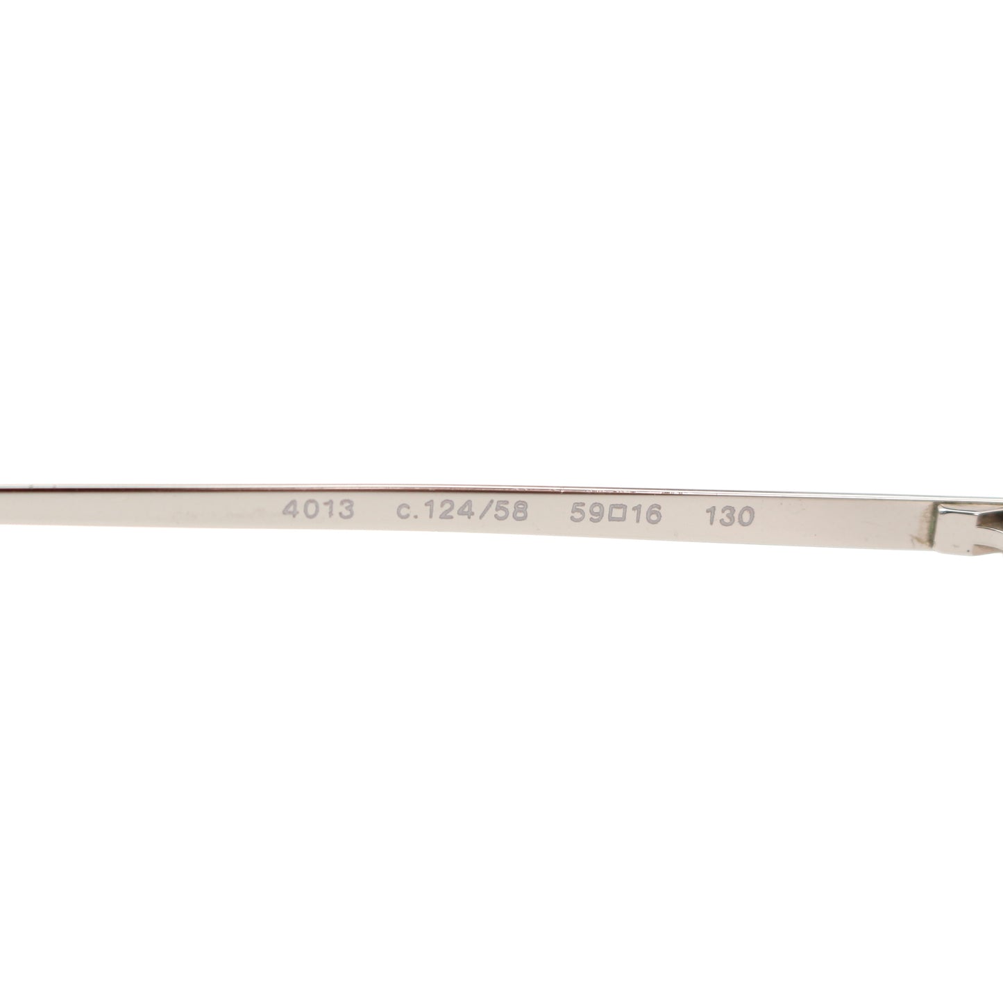 CHANEL Rimless Gradient Pink CC Logo Sunglasses [Used]