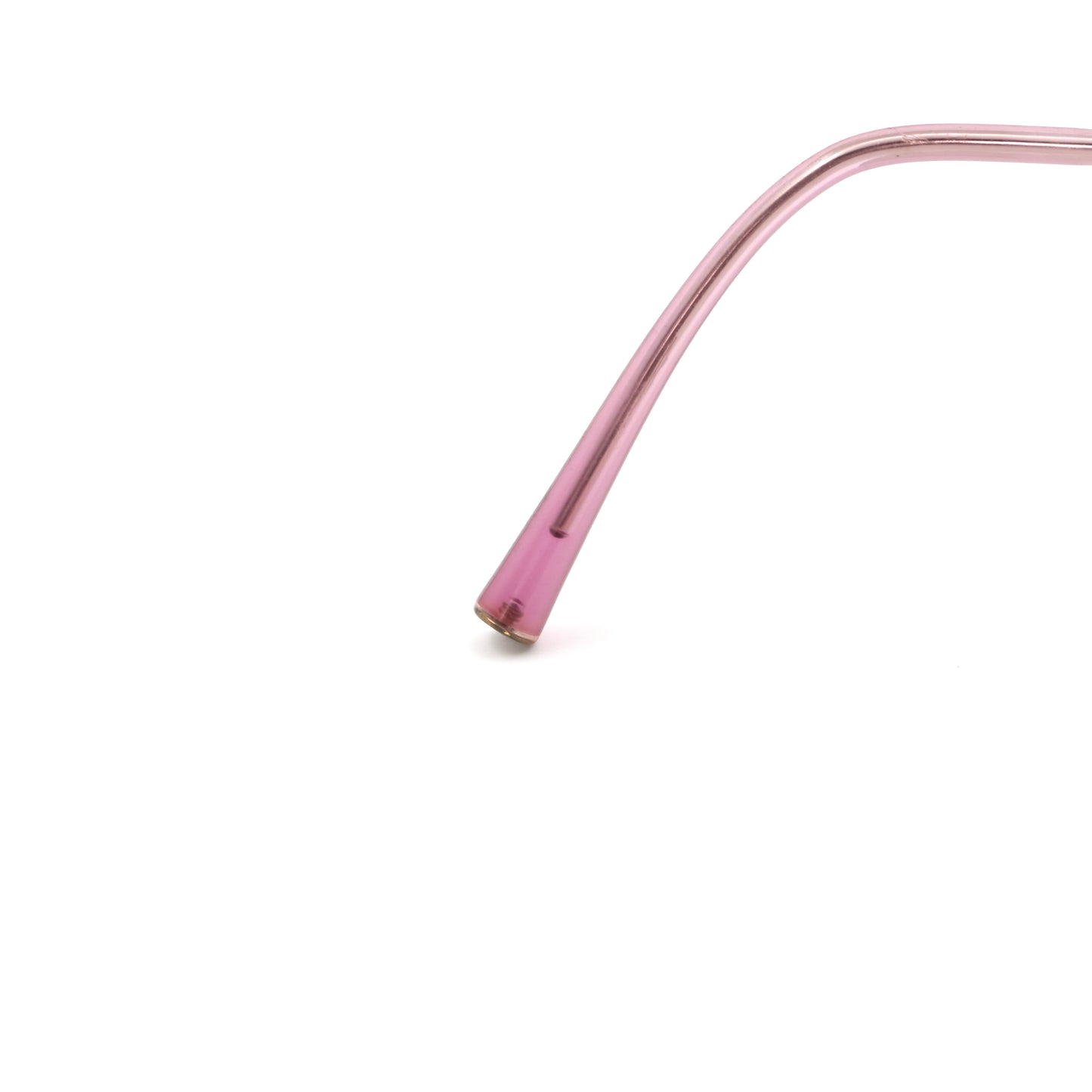 CHANEL Rimless Gradient Pink CC Logo Sunglasses [Used]