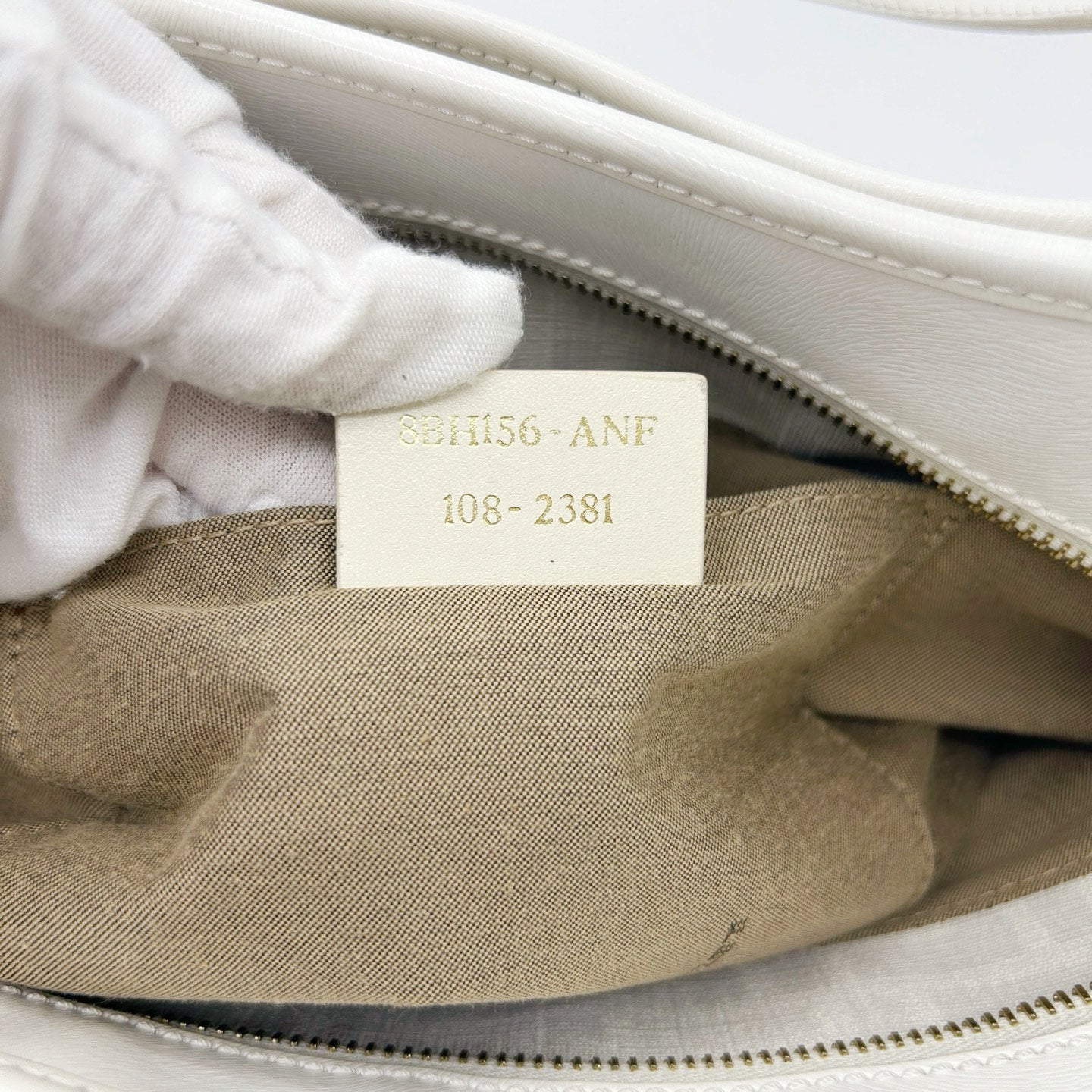 FENDI White Zucca PVC Tote Bag [Used]