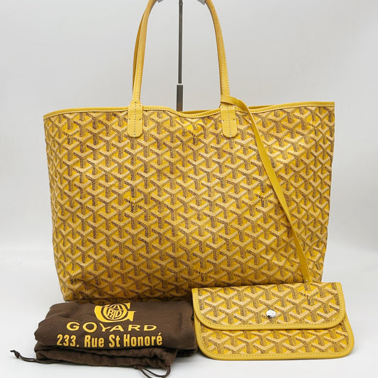 GOYARD Saint Louis PM Yellow Tote Bag [Used]