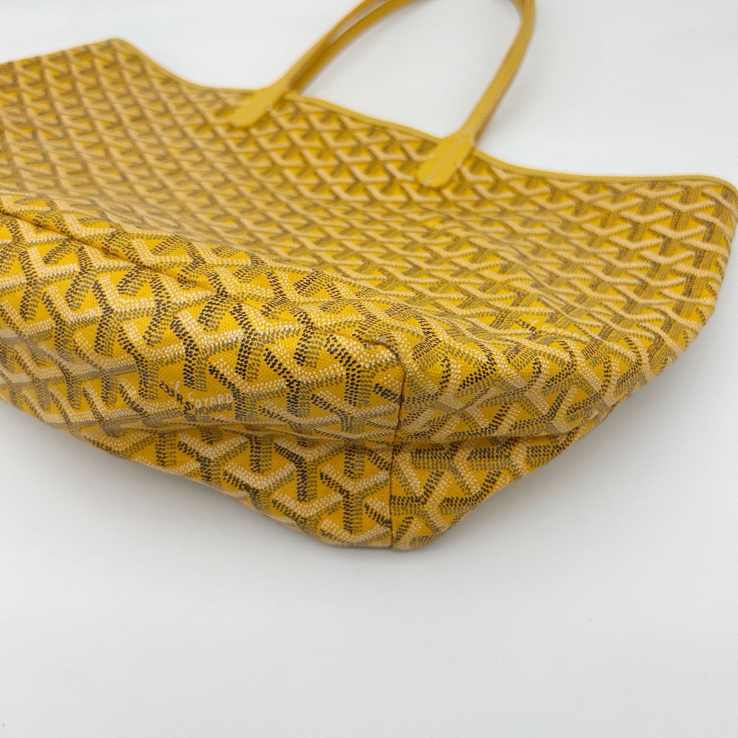 GOYARD Saint Louis PM Yellow Tote Bag [Used]