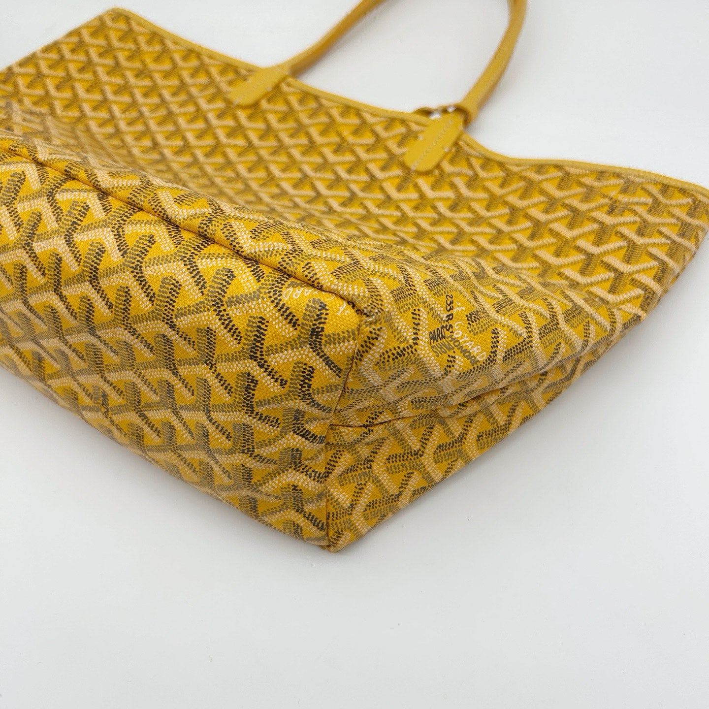 GOYARD Saint Louis PM Yellow Tote Bag [Used]