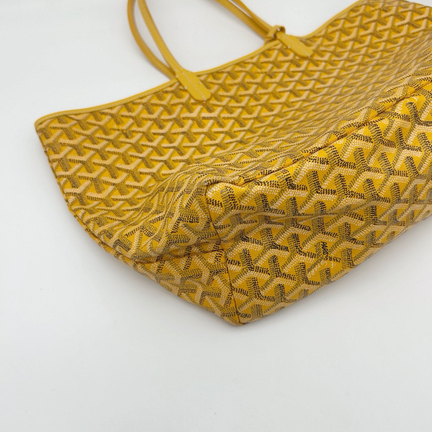GOYARD Saint Louis PM Yellow Tote Bag [Used]