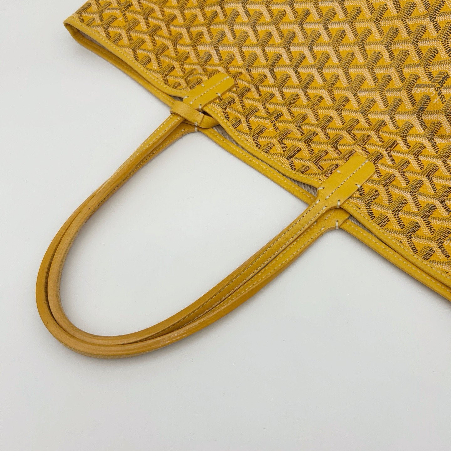GOYARD Saint Louis PM Yellow Tote Bag [Used]