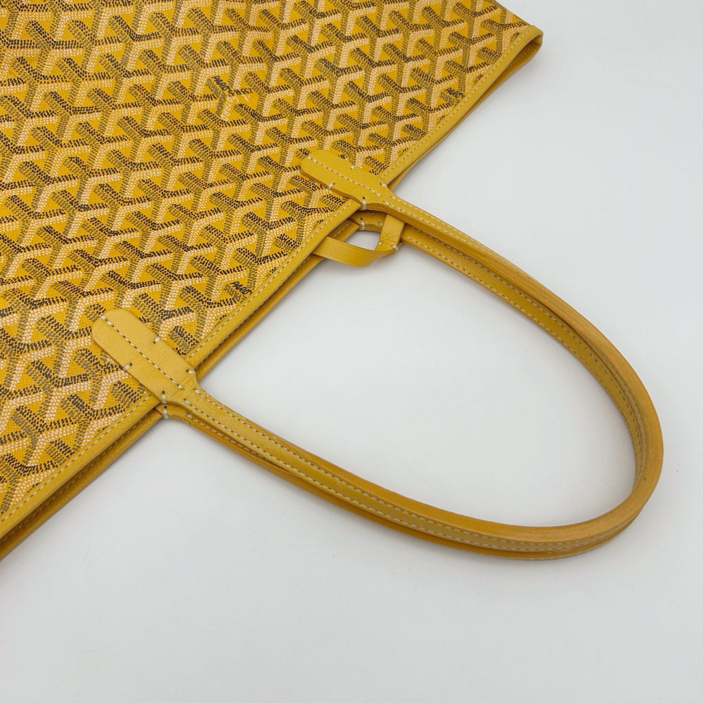GOYARD Saint Louis PM Yellow Tote Bag [Used]