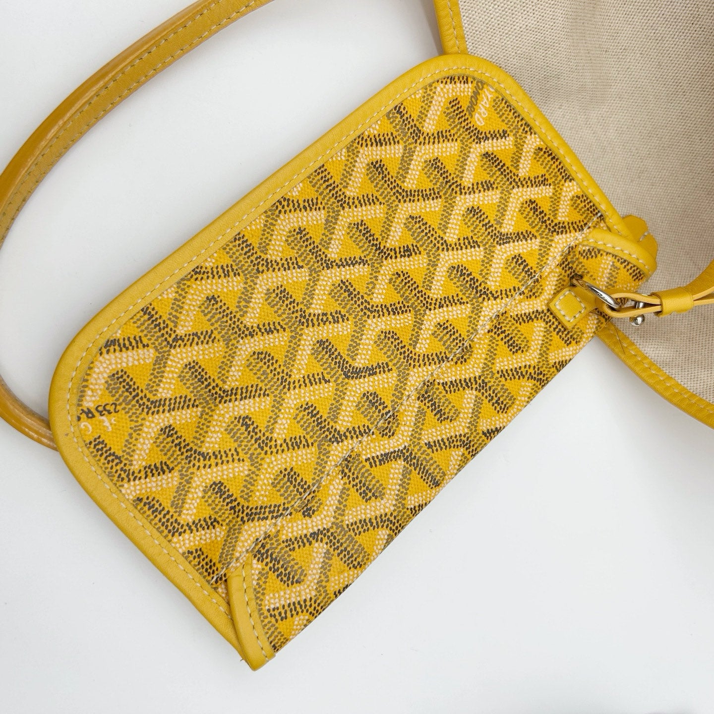 GOYARD Saint Louis PM Yellow Tote Bag [Used]
