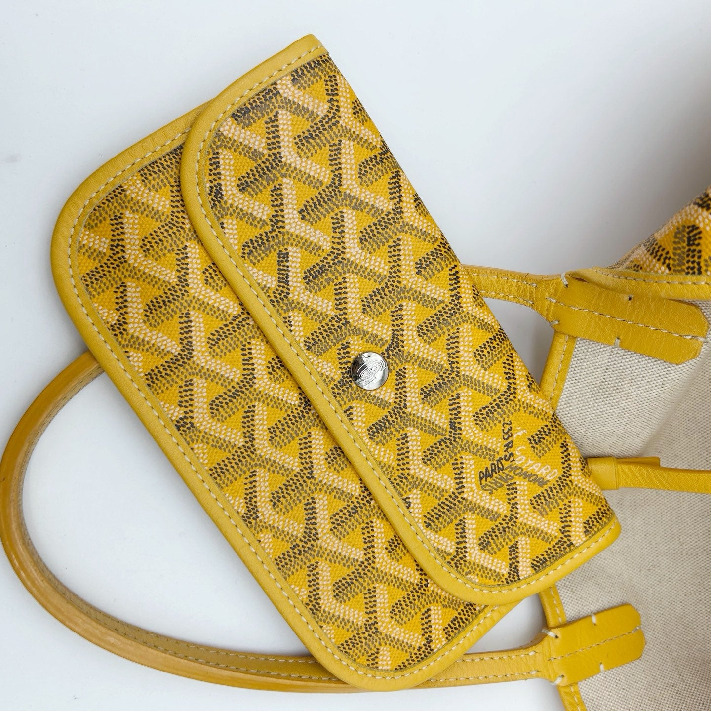 GOYARD Saint Louis PM Yellow Tote Bag [Used]