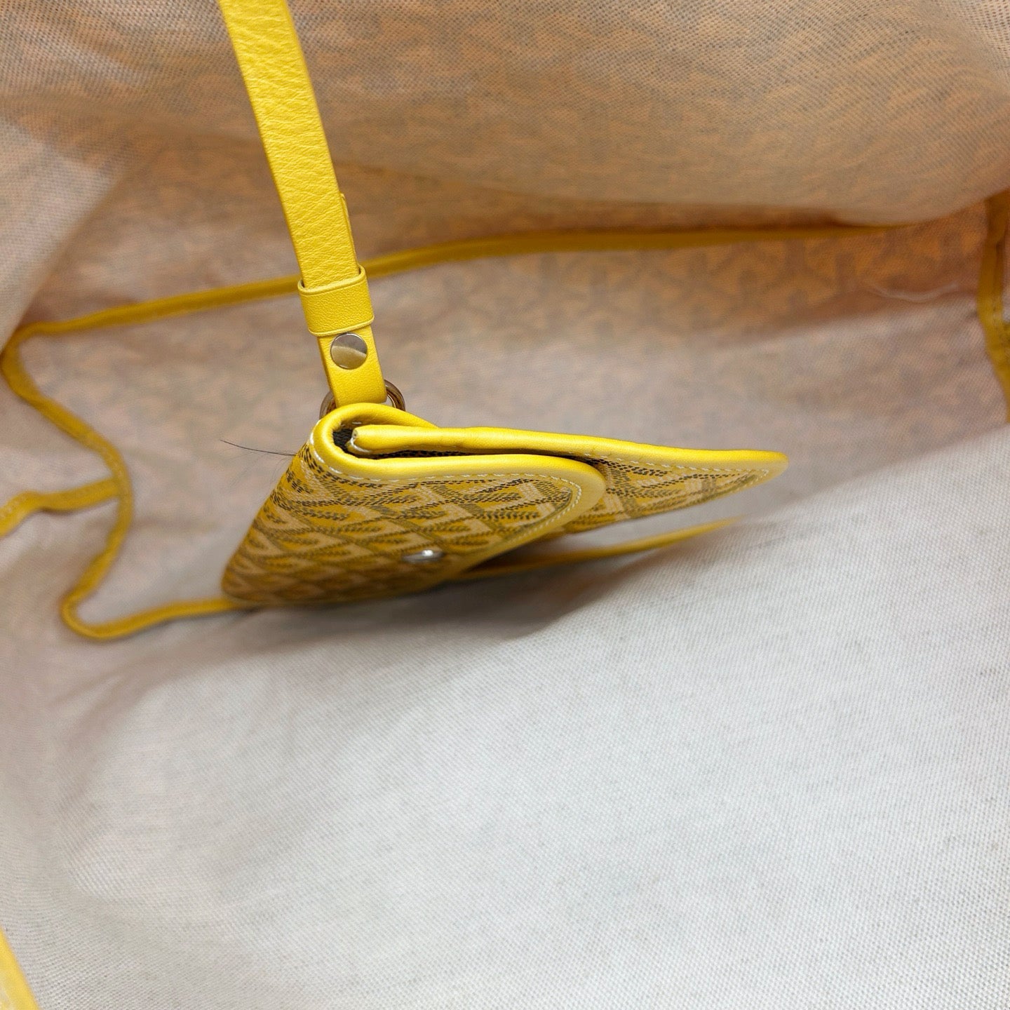 GOYARD Saint Louis PM Yellow Tote Bag [Used]