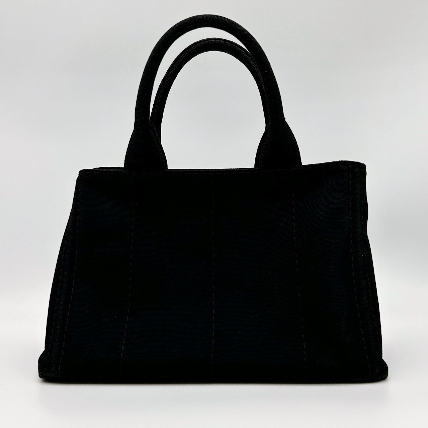 PRADA Black Canvas 2Way Tote Bag [Used]