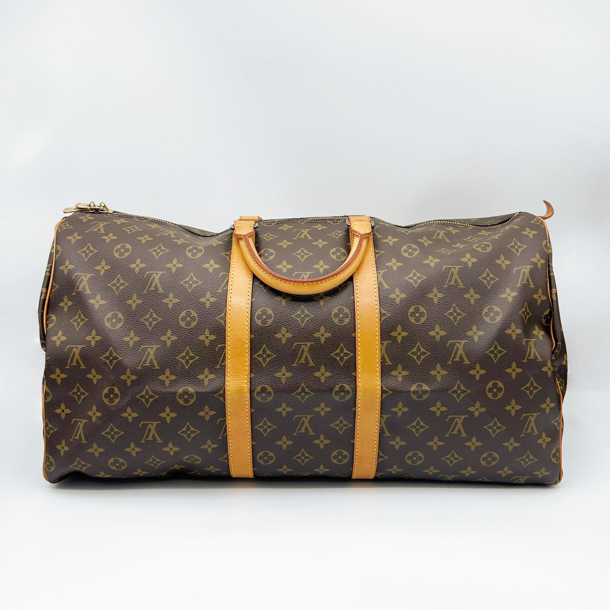 Louis Vuitton Monogram Keepall 55 Travel Bag [Used]