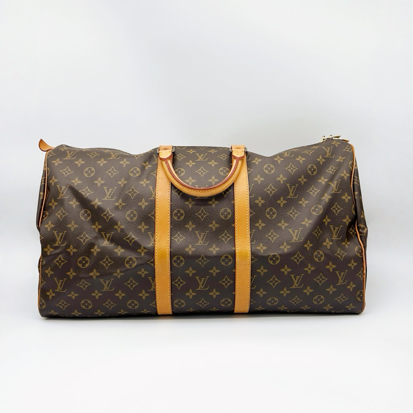 Louis Vuitton Monogram Keepall 55 Travel Bag [Used]