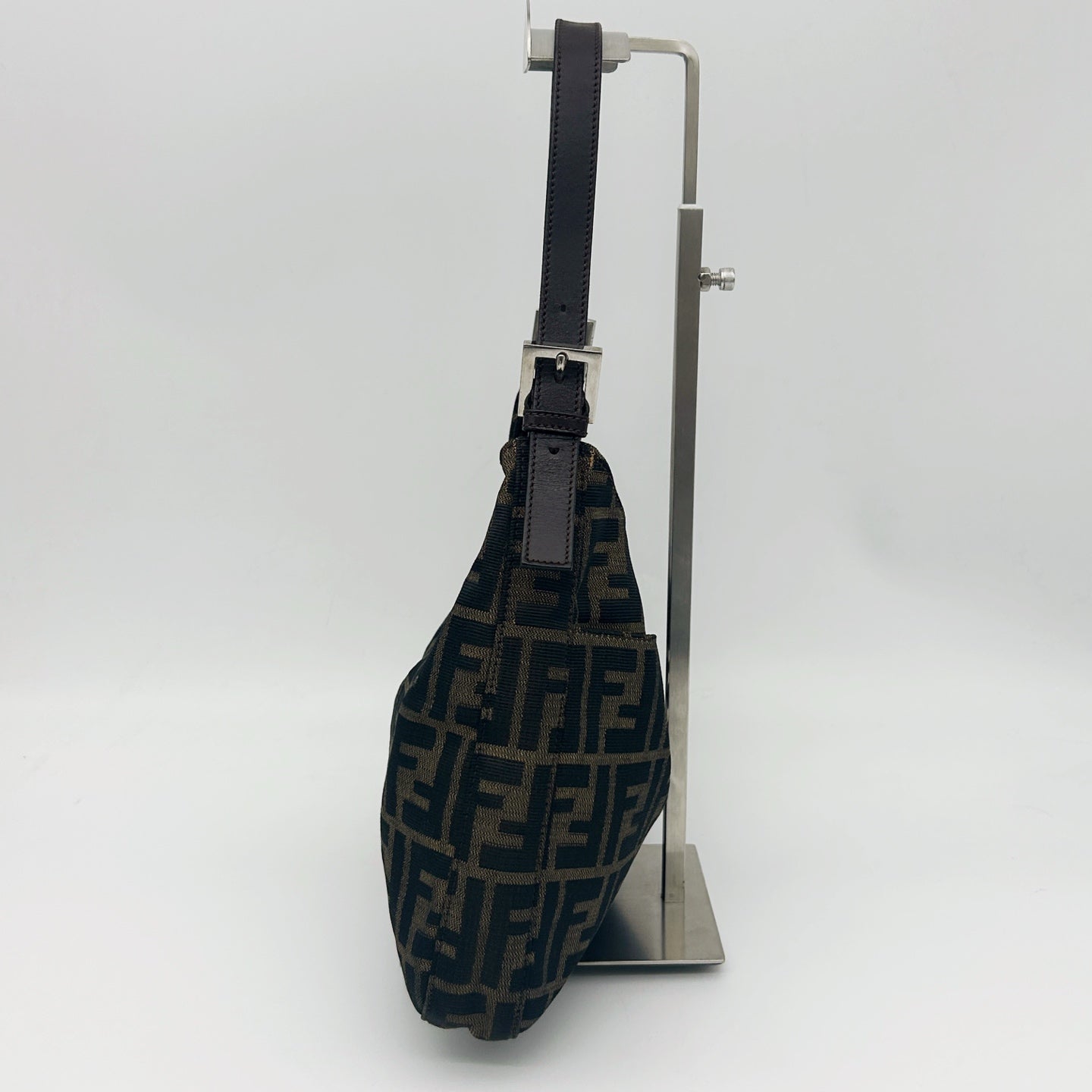 FENDI Brown Zucca Baguette Shoulder Bag [Used]