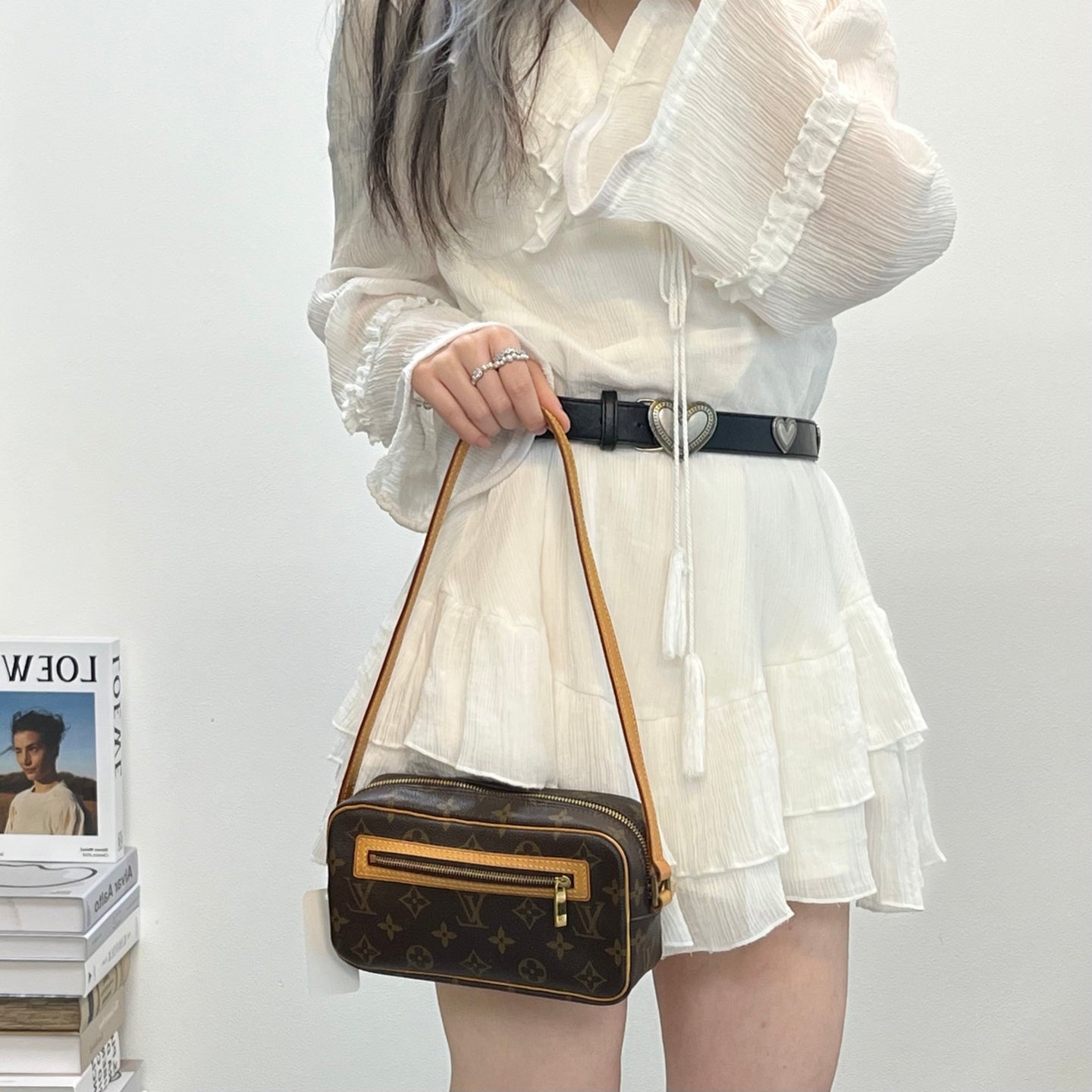 LOUIS VUITTON Monogram Cite MM Shoulder Bag [Used]