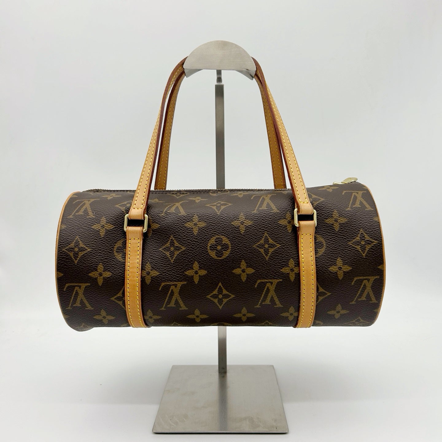 LOUIS VUITTON Monogram Papillon 26 Boston Bag [Used]