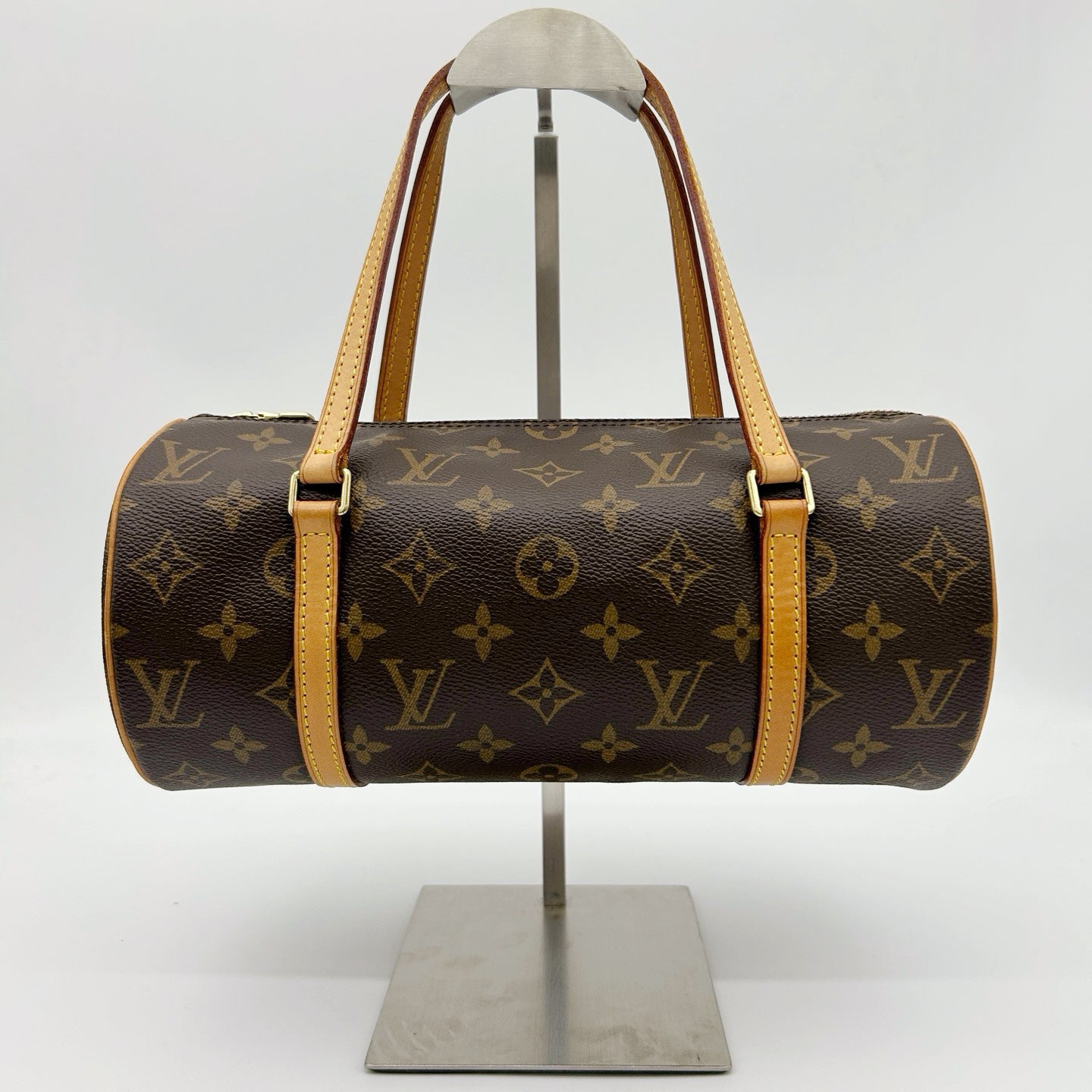 LOUIS VUITTON Monogram Papillon 26 Boston Bag [Used]