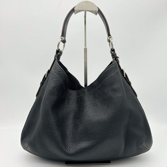 PRADA Vitello Daino Leather Hobo Bag [Used]