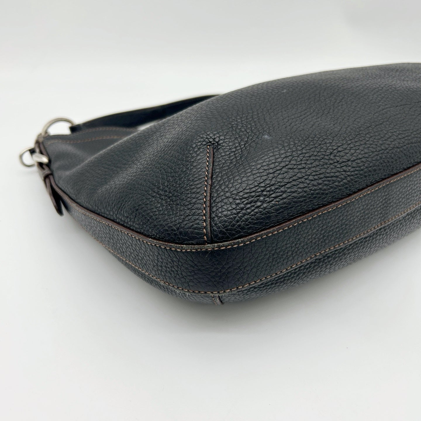 PRADA Vitello Daino Leather Hobo Bag [Used]